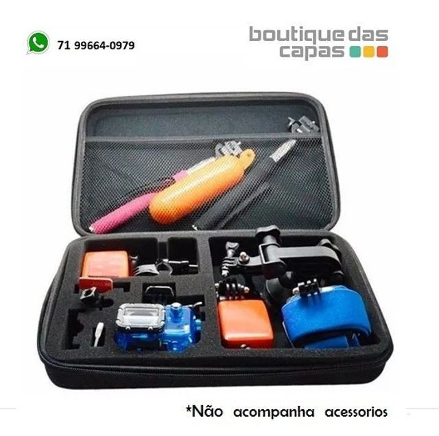 Case Para Gopro Bolsa Estojo Maleta Go Pro xtrax Anti Impacto G - Foto 3