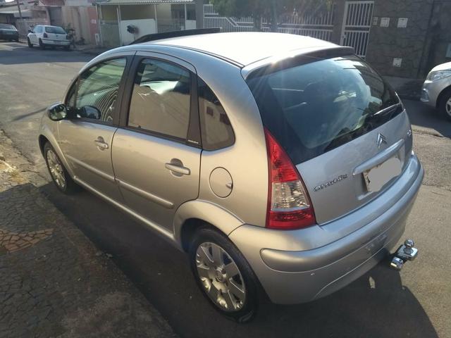 C3 1.6 2010 solares exclusive automático bancos de couro teto solar baixo km - Foto 3