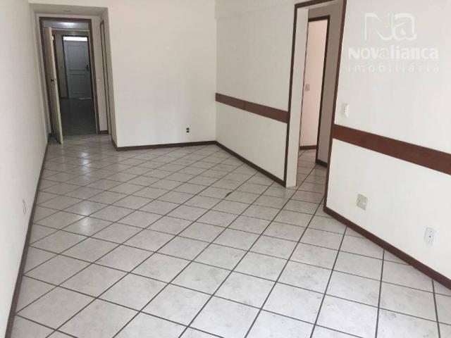Apartamento com 3 quartos para alugar, 110 m² por R$ 1.200/mês - Praia da Costa - Vila Vel - Foto 2
