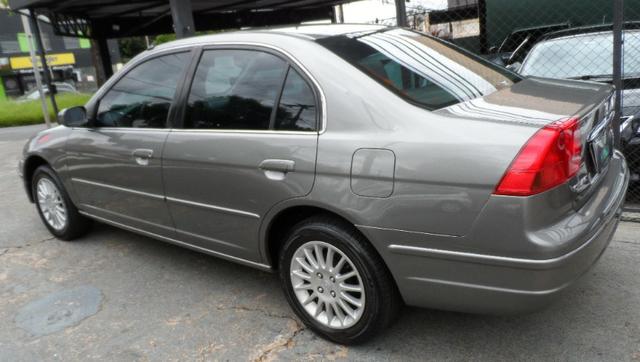 Honda Civic LX 1.7,Automático,Completo,Cinza,Gasolina - Foto 4