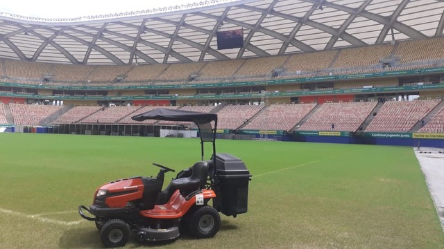 Micro Trator Cortador de Grama TS114 15hp Novo - Foto 2