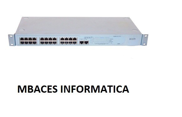 Switch 3COM Baseline 2126g Cisco 24 portas 10/100 e 2 portas 10/100/1000 