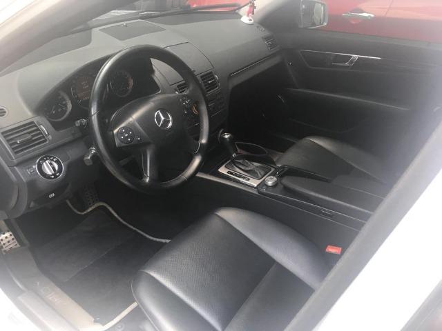 Mercedes C180 Kompressor 1.6 Turbo Blue Efficiency + rodas aro 18 da AMG - Linda demais! - Foto 7
