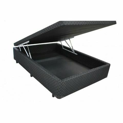 Cama casal box baú e colchão direto de fabrica