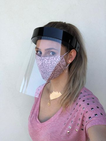Máscaras de proteção acrílica tipo Face Shield - Foto 4