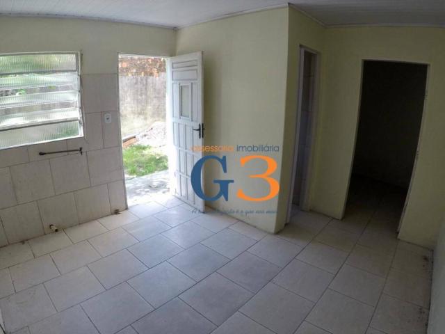 Casa com 1 dormitório para alugar, 30 m² por R$ 450/mês - Centro - Rio Grande/RS