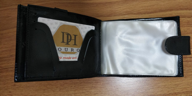 Carteira de Couro Preta  - Foto 2