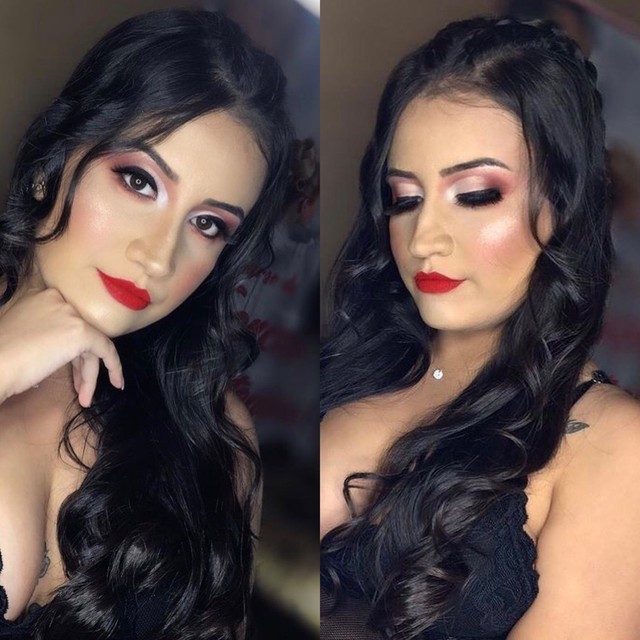 Maquiagem e Penteado á domicílio .