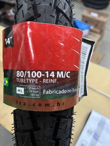 Pneu Soho Ira 80/100-14 M/c Tt. (Entrega Grátis) - Foto 2