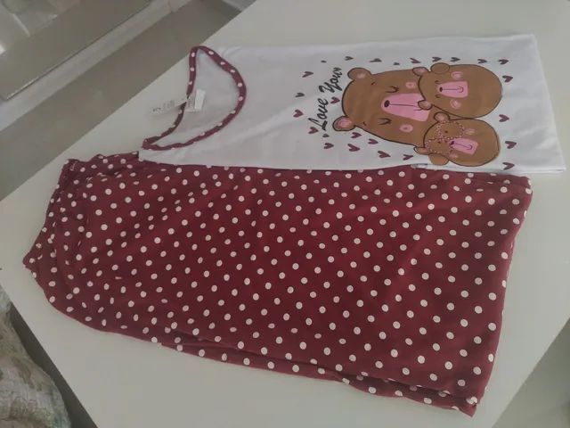 Pijama feminino novo Tam G