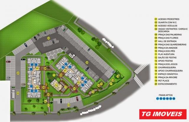 Apartamento próximo ao shopping e ao sonda supermercado 3 dorms 2 vagas - Foto 2
