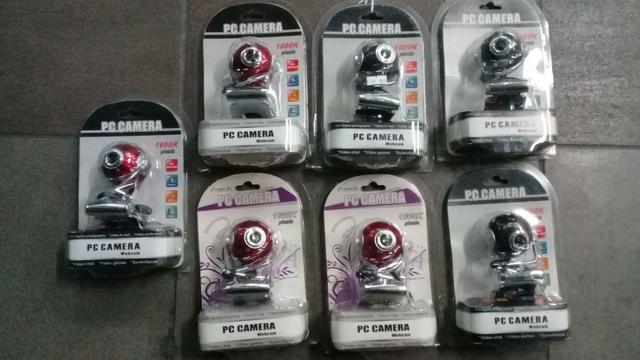 Segurança para escritórios e comércio câmera webcam usb com microfone por 30 reais cada um