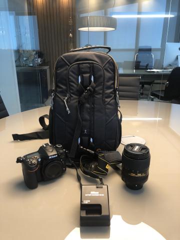 Nikon D7100 + Lente Nikor 18-300 + adaptador Wi-Fi + Carregador + Mochila - Foto 2