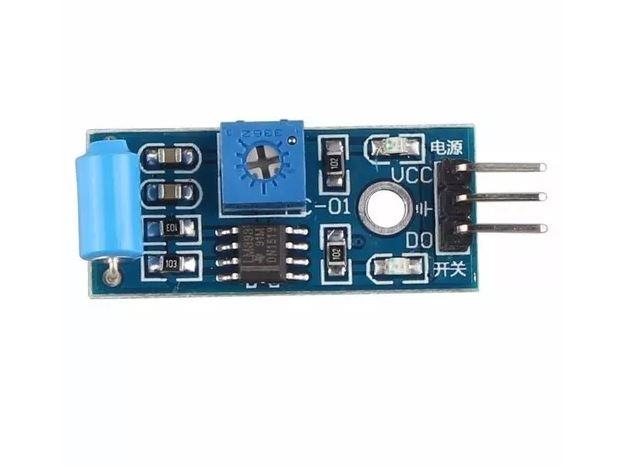 COD-AM58 Módulo Sensor De Vibração Arduino Tilt Sw-420 Pic Arm - Automação - Foto 4