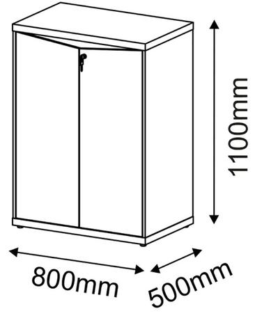 Armario 2 portas 1100 Artany Moveis - Foto 2