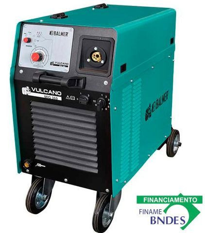 Máquina solda Mig Balmer Vulcano 360 trifásica