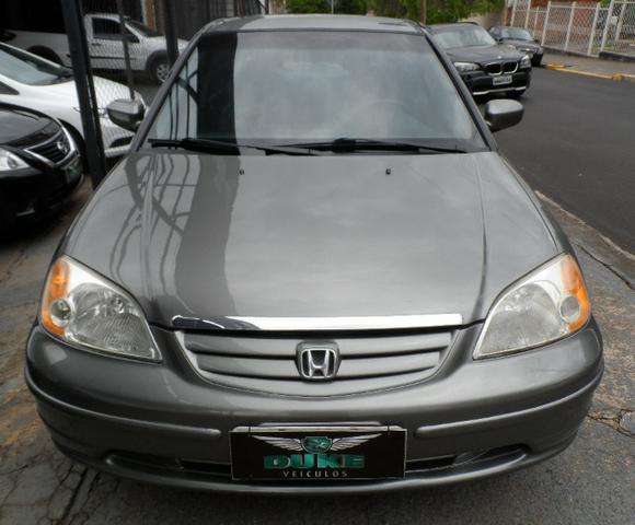 Honda Civic LX 1.7,Automático,Completo,Cinza,Gasolina - Foto 2