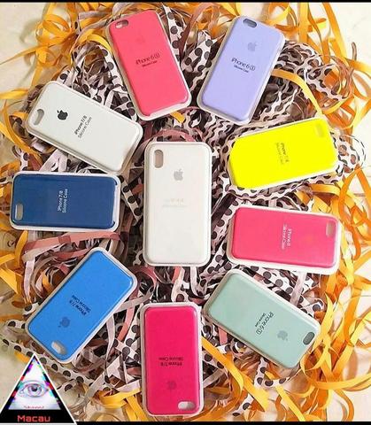 Capa de silicone aveludadas