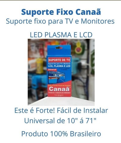 Suporte Universal Tv 10 Até 71 Polegadas Led, Lcd, Plasma Monitores