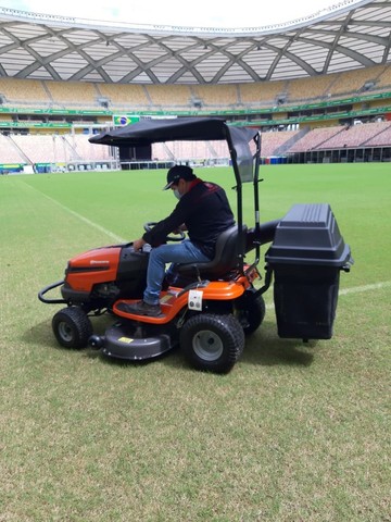 Micro Trator Cortador de Grama TS114 15hp Novo - Foto 3