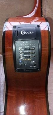 Violão Crafter modelo HTC-24EQ/NT - Foto 4
