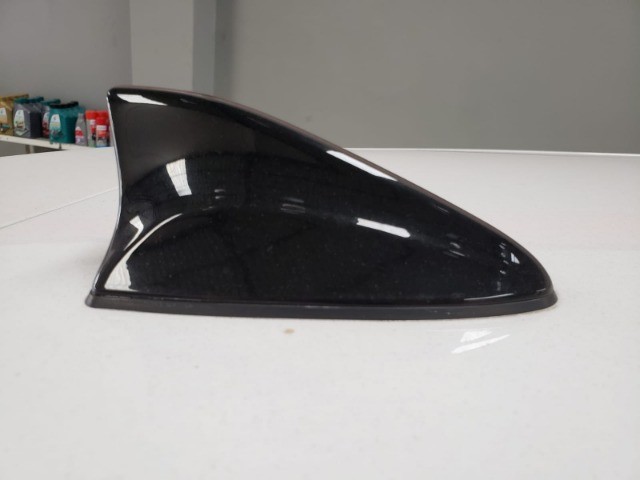 Antena Decorativa Tubarão Shark Preto Brilhante - Permak - Foto 2
