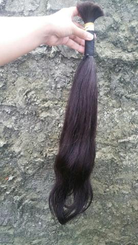 Cabelo 100% humano natural cabelos de excelente qualidade (Cabelo virgem - Foto 2