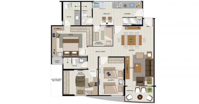 Apartamento à venda com 3 dormitórios em Jatiúca, Maceió cod:75156 - Foto 12
