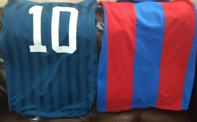 Camisa Milan, Barcelona Itália e Cosmos - Foto 4