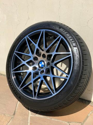 Rodas 5x120 Aro 18 Bmw M4 Gts + Pneus Michelin Pilot Sport 4 - Foto 4