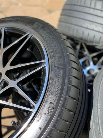 Rodas 5x120 Aro 18 Bmw M4 Gts + Pneus Michelin Pilot Sport 4 - Foto 3