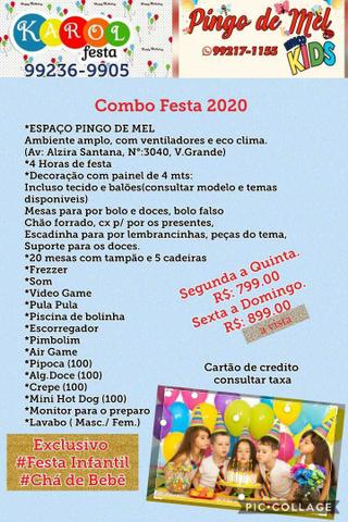 Espaço de festa infantil