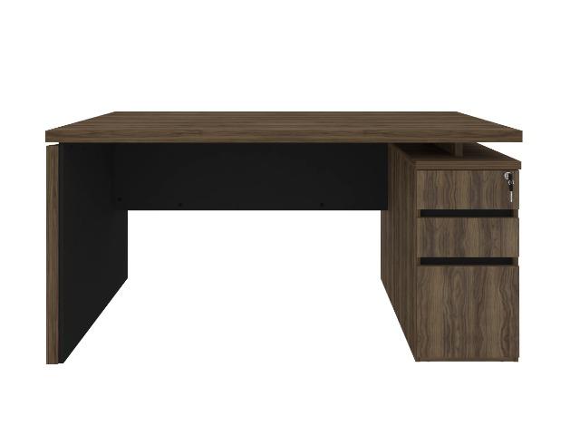 Mesa Gerencia Com Gavetas Y37 Artany Moveis - Foto 2