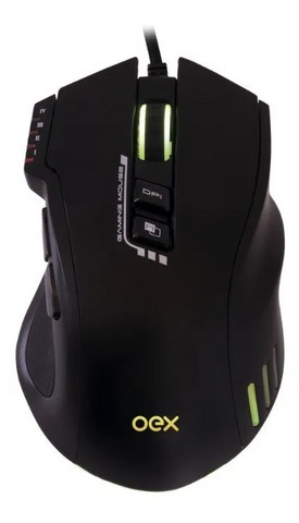 Mouse Gamer 8 Botões Macro 4000dpi Led Rgb Weapon Ms317 Oex em Fortaleza - Foto 2