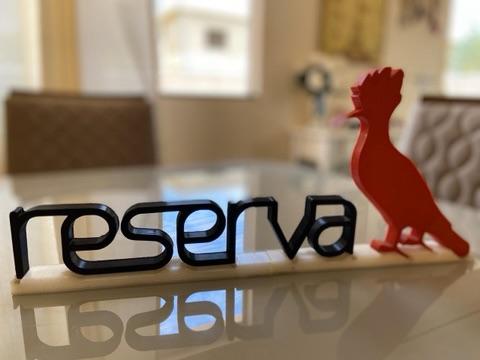 Logo Reserva Rígido 3D ideal para lojistas - Foto 2
