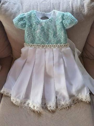 50% OFF - Vestido Bordado a Mão (1ano) Alta costura