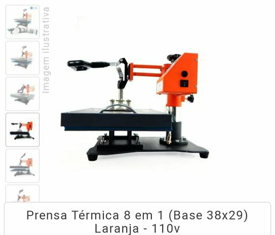 Prensa 8 em 1-Sublimação +Impressora Sublimatica - Foto 2