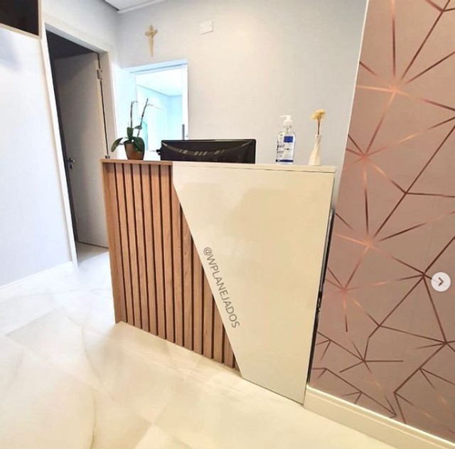 Balcão Ripado para Escritórios, consultórios e clínicas de estética - Foto 2