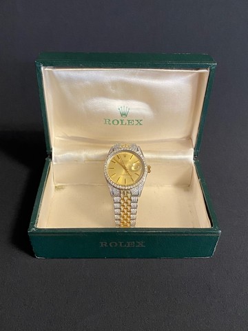 Rolex Date Just - Aço e Ouro 5,8 Ct de Diamantes  - Foto 4