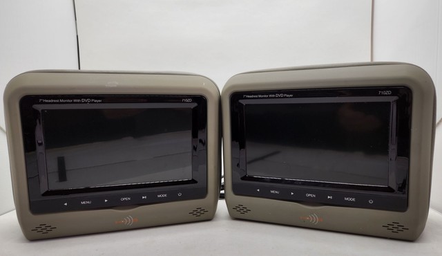 Encosto de cabeça kx3 DVD 710zd 7 polegadas PAR - Peças para