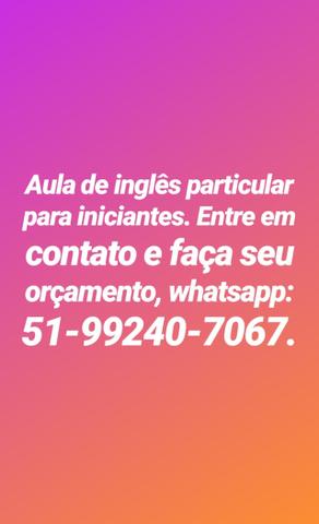 Aula de inglês
