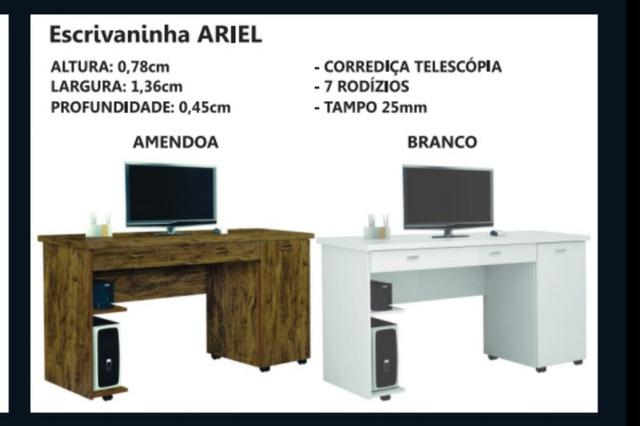 Lançamento Escrivaninha Ariel *nova na caixa - Foto 3
