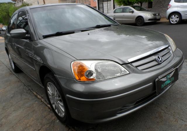 Honda Civic LX 1.7,Automático,Completo,Cinza,Gasolina - Foto 10