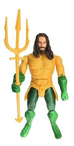 Boneco Aquaman Dc Herói 29cm Articulado Com Som E Acessório - Foto 2