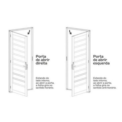 Porta Prado 4 Vidros Fixos Alumínio L25 210x080x6cm Direita - Foto 2