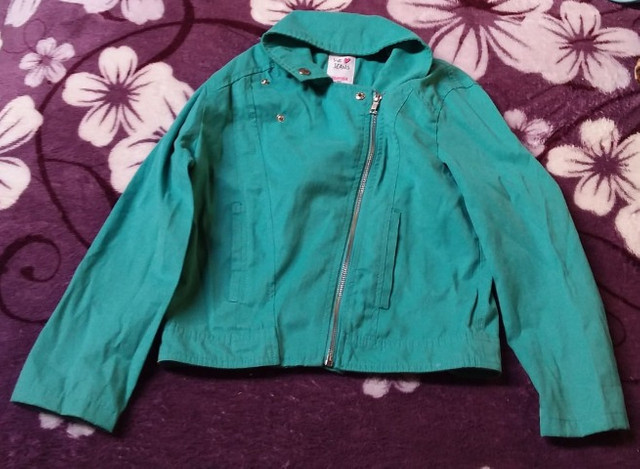 Jaqueta feminina jeans verde - Marisa
