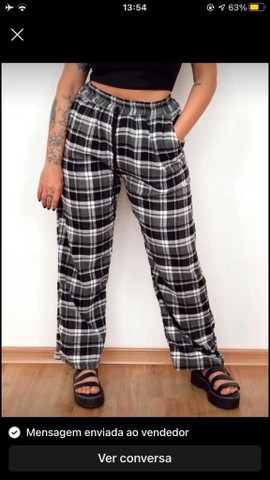 Calça  Cargo Xadrez - Foto 4