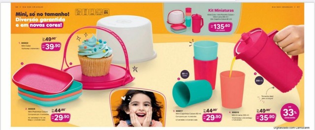 Kit miniatura infantil tuppuware