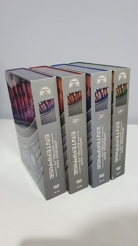 Coleção completa série jornada nas estrelas enterprise