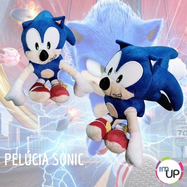 Boneco sonic pelucia: Com o melhor preço